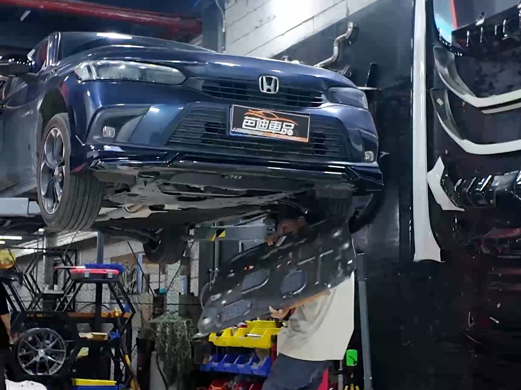 十一代思域底盘锰钢款护板