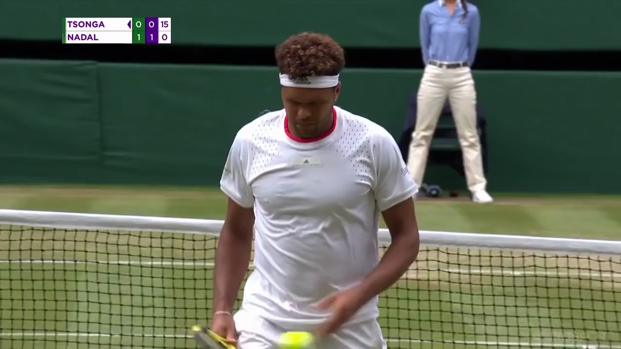 纳达尔VS特松加 2019 Wimbledon R3哔哩哔哩bilibili