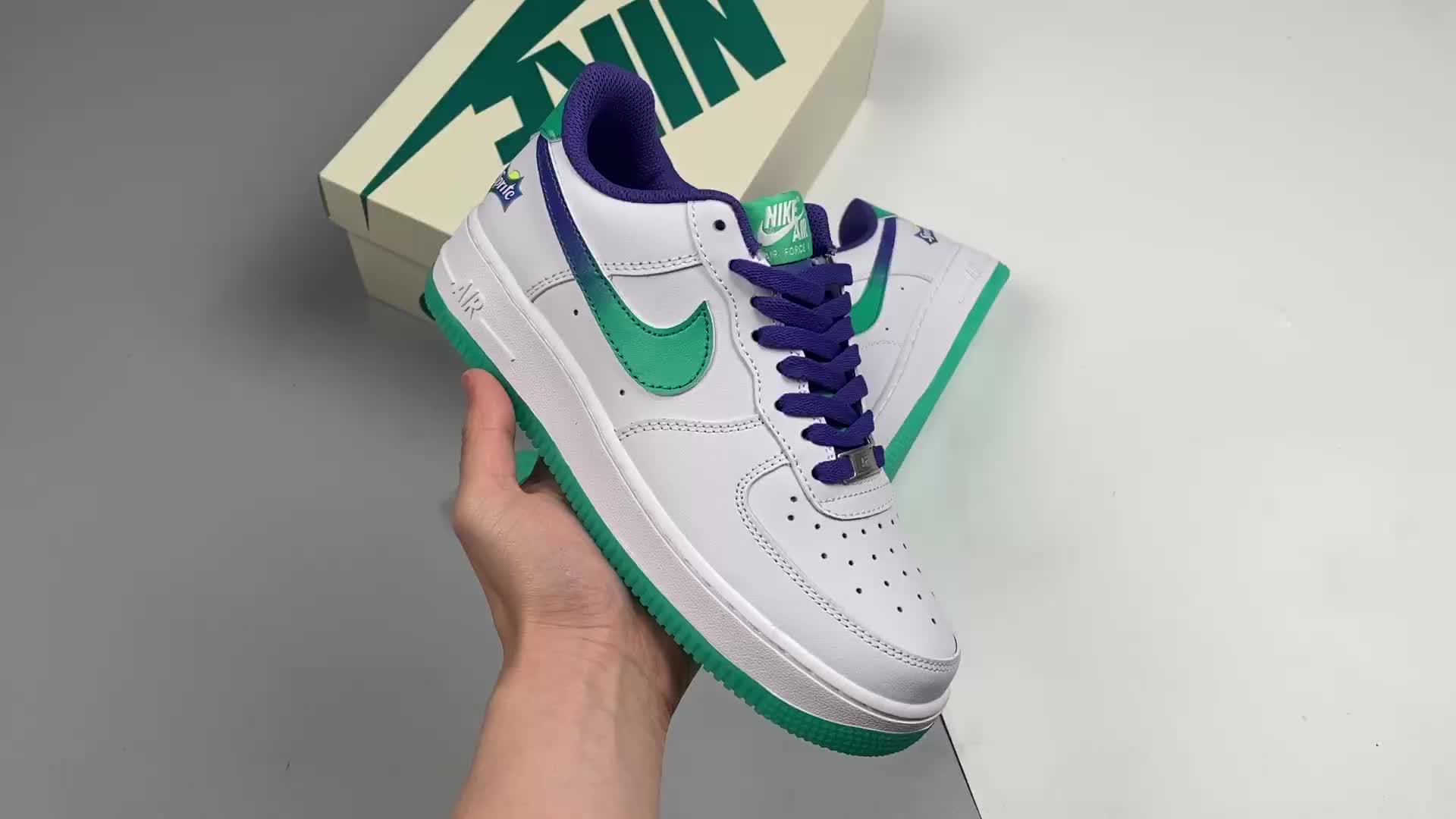 nikeairforce107low雪碧联名"空军一号视频实拍7dqi