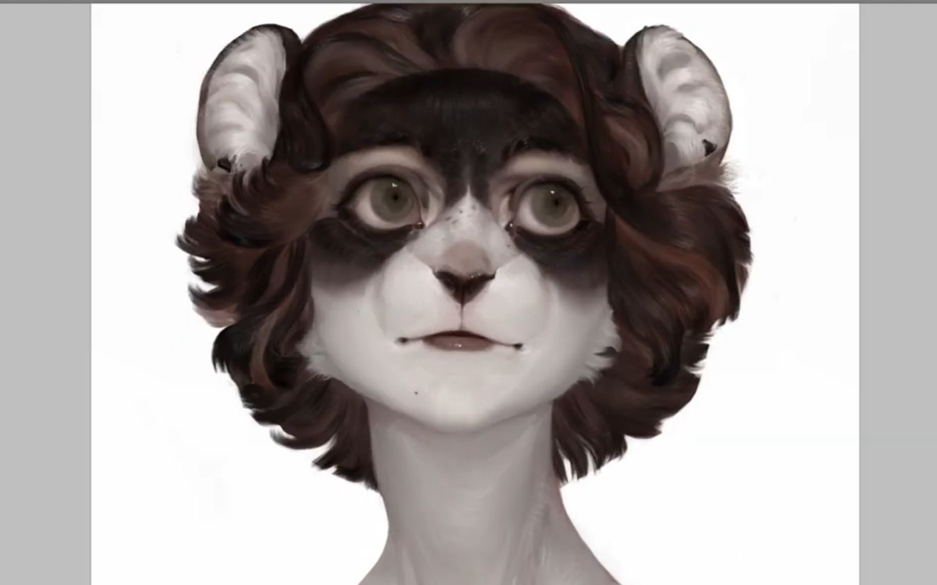 俄罗斯美女画师olya bossak——动物主题02