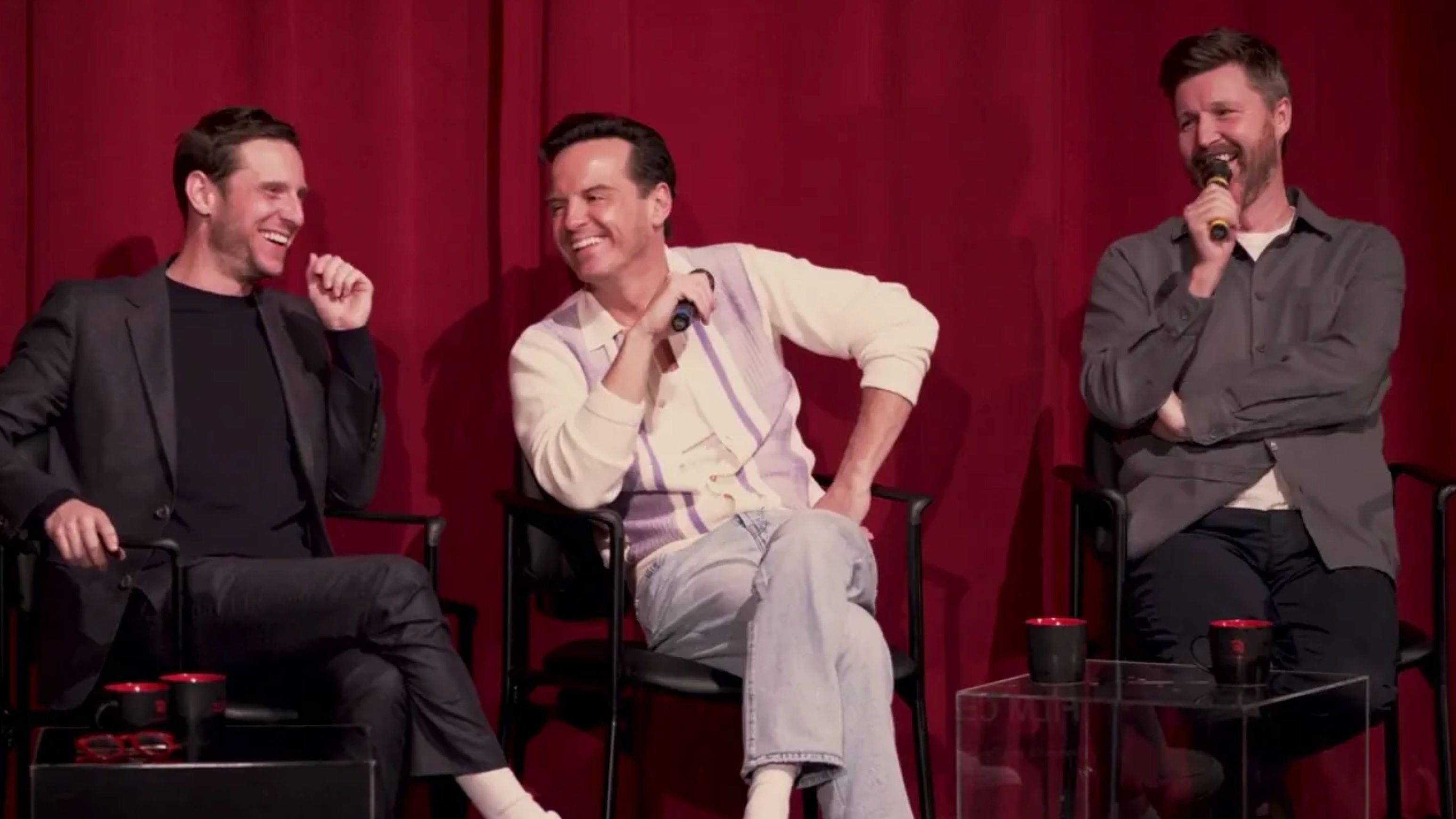 [图]All of Us Strangers Q&A with Andrew Haigh Andrew Scott Jamie Bell