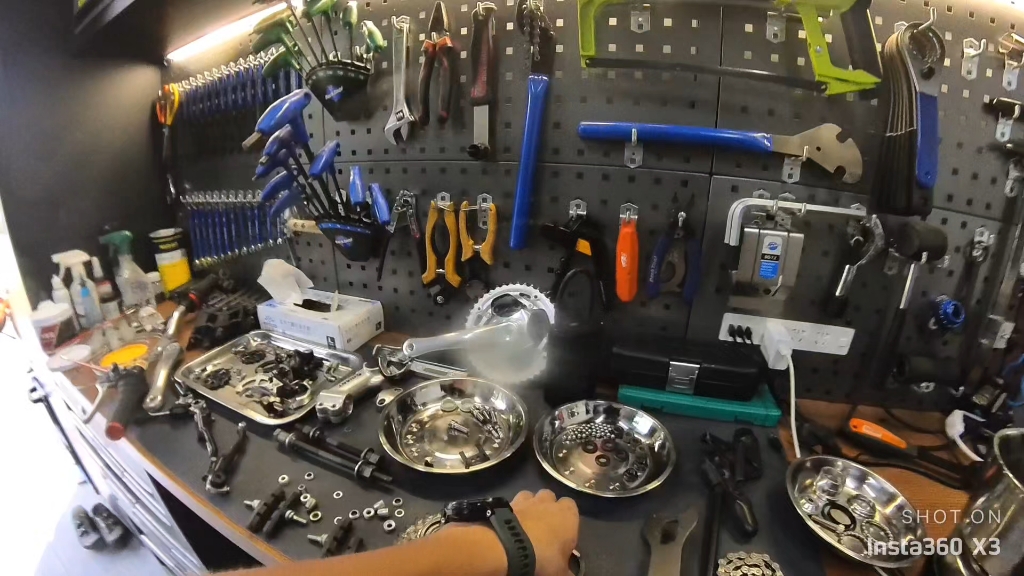 自行车老式方孔中轴保养安装