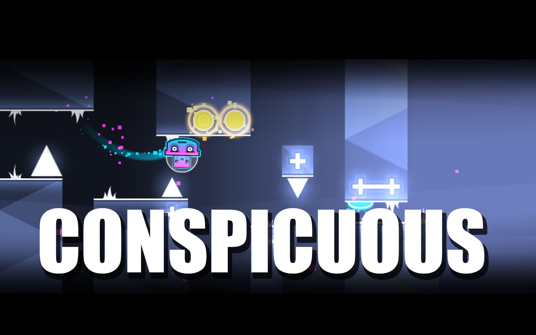 [几何冲刺]自制关卡Conspicuous哔哩哔哩bilibili