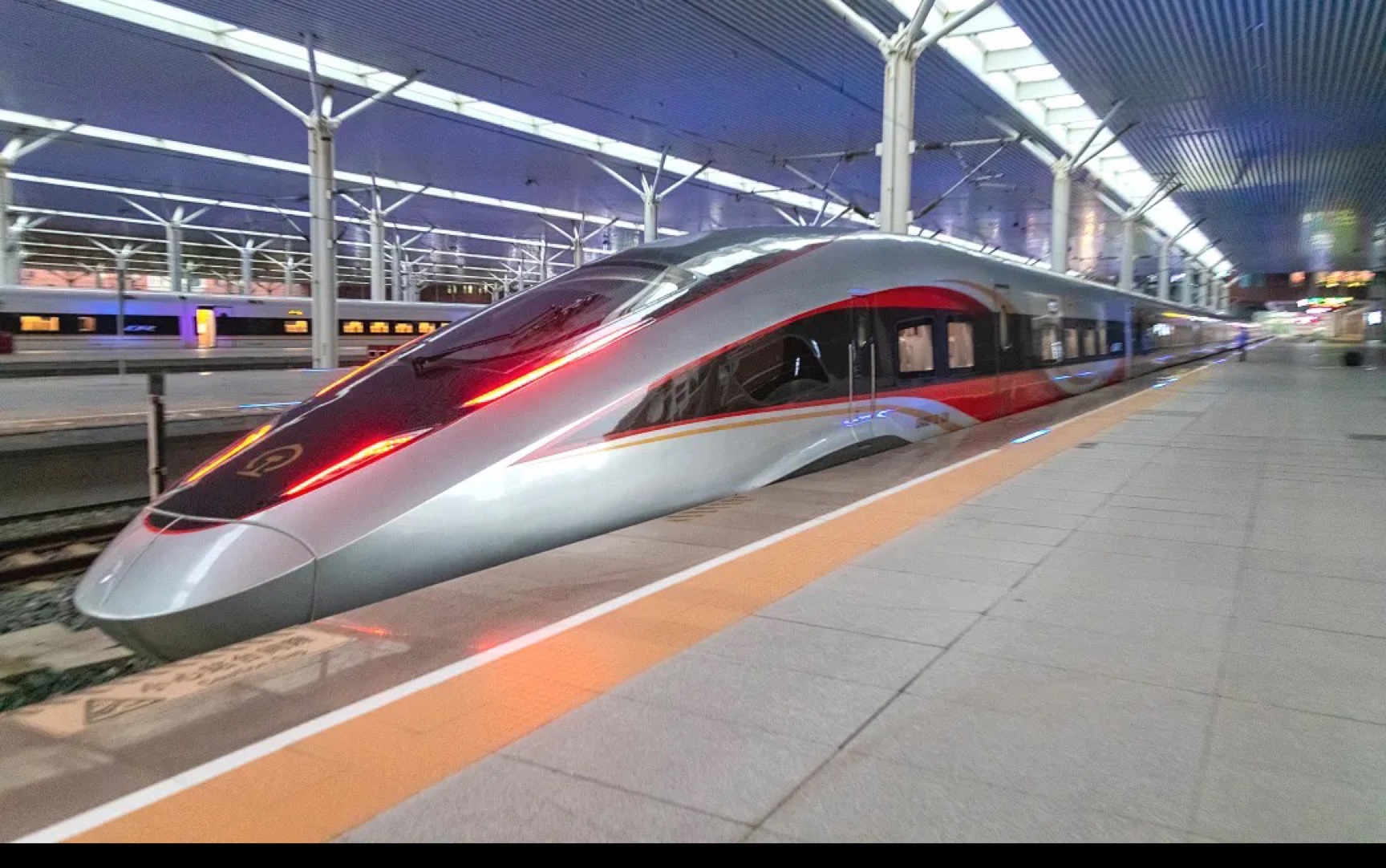 t102次列车深圳——上海南行驶画面(片段)