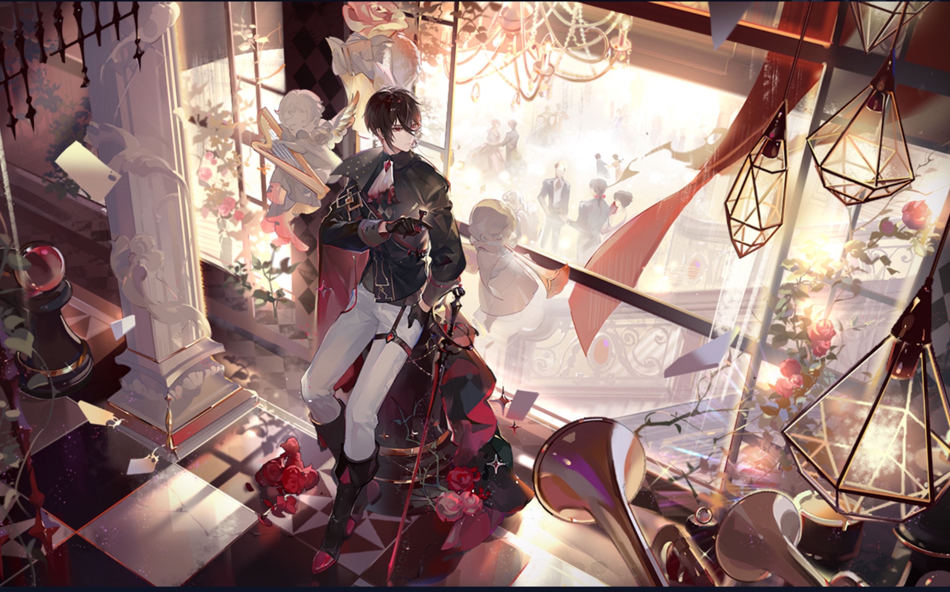 时空中的绘旅人艾因异色画卷玫瑰长诗心间私语