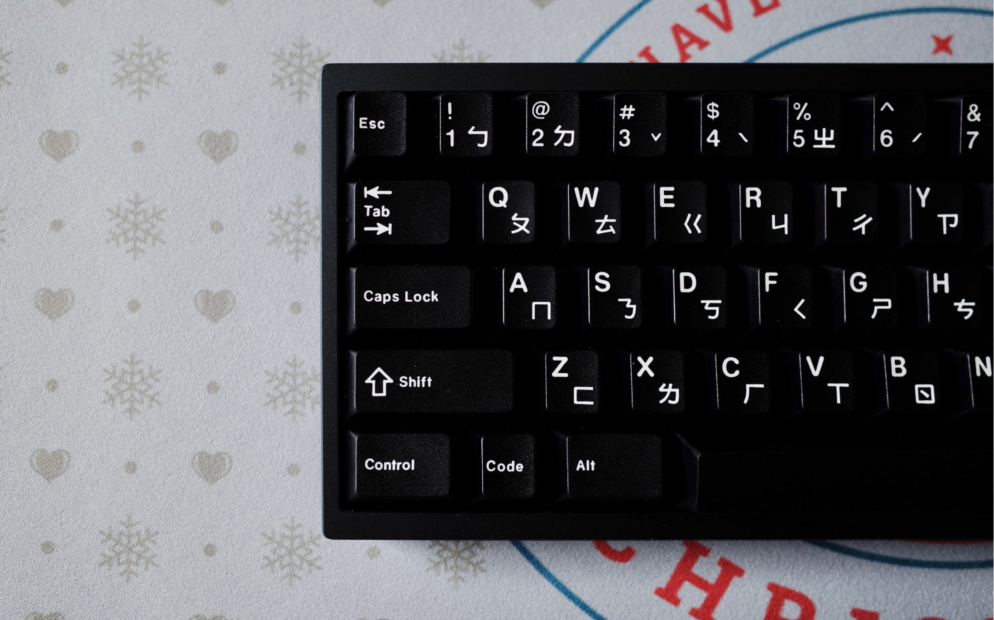 客制化键盘ai03vega65hyperglide黑轴打字音