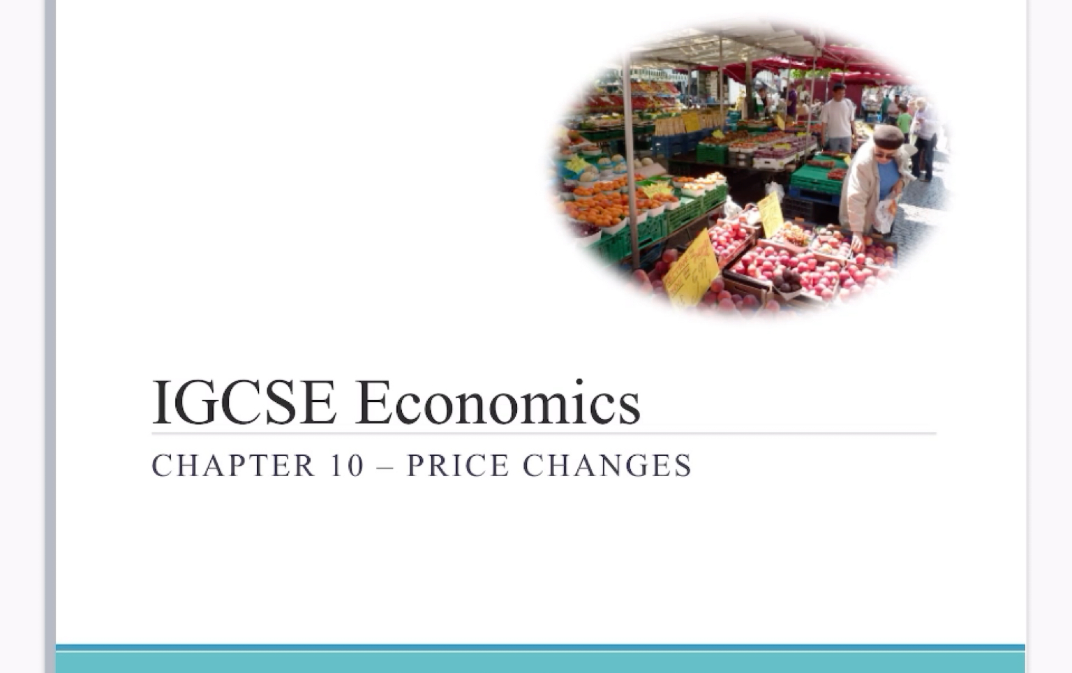 IGCSE Economics S2chapter 10 price changes哔哩哔哩bilibili