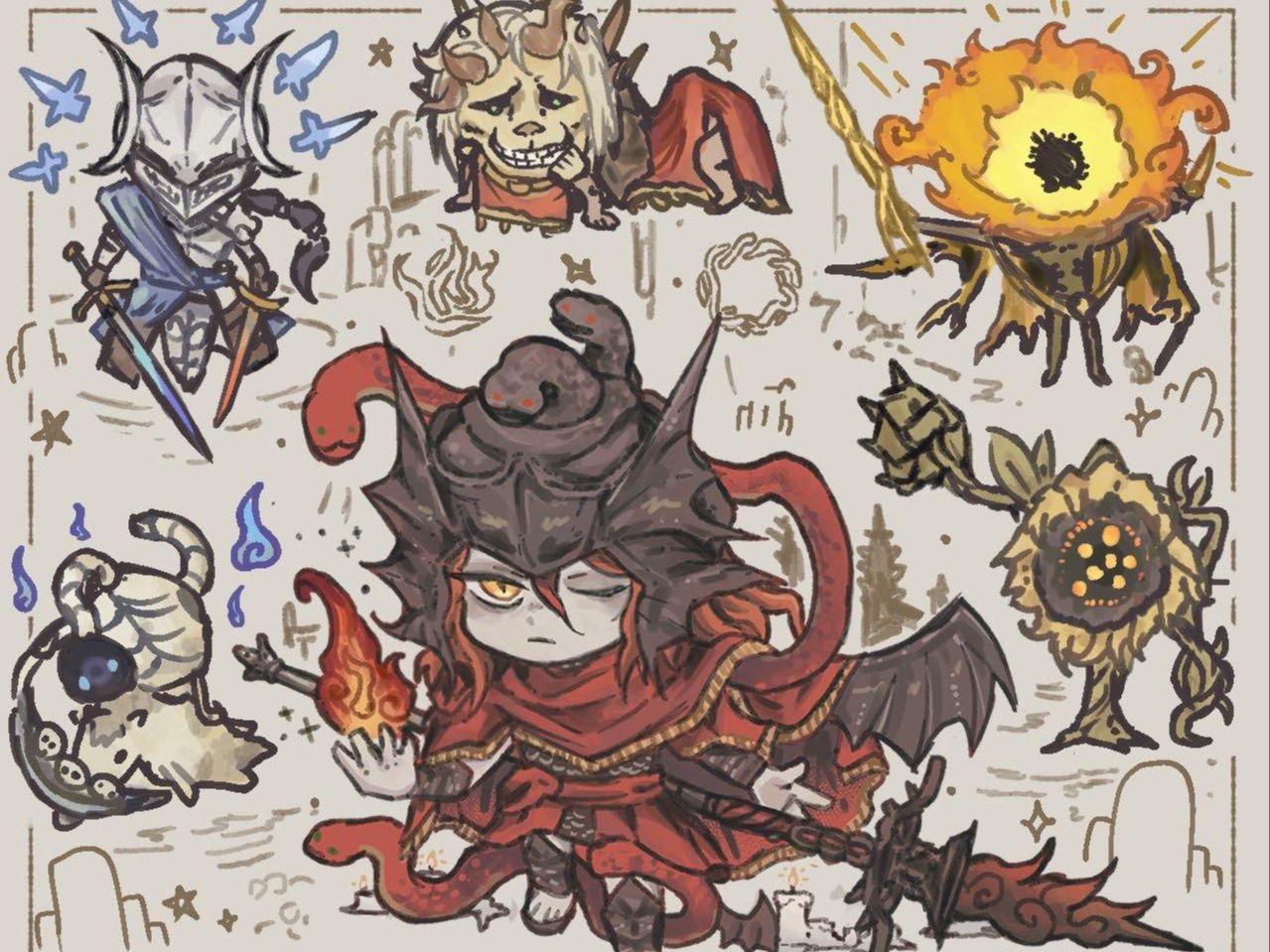 幽影之地赐福王——1级0强化满庇佑白王剑无伤穿刺者梅瑟莫