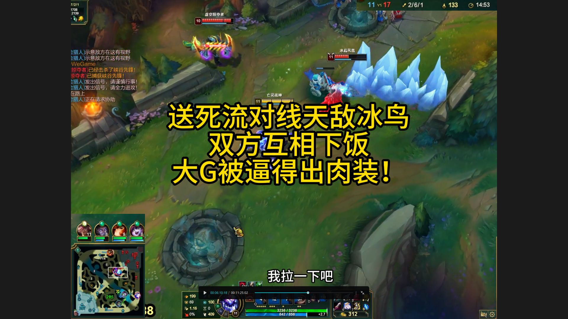 送死流对线天敌冰鸟,双方互相下饭,大G被逼得出肉装!-我才是熊猫大G-我才是熊猫大G-哔哩哔哩视频