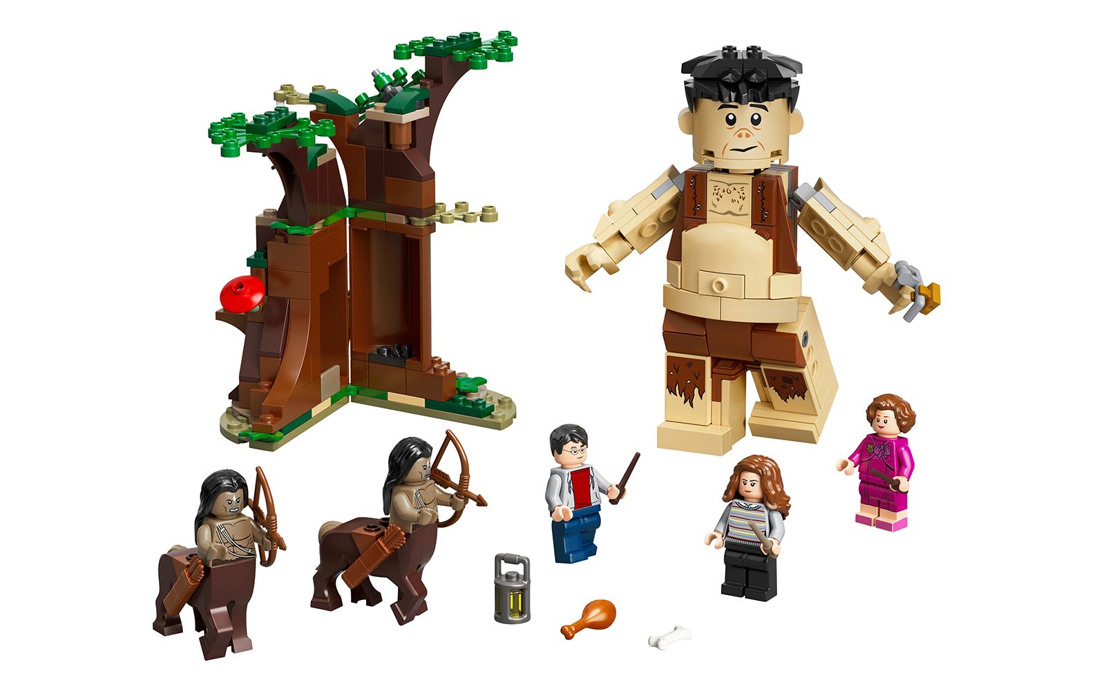 乐高lego75980哈利波特禁林乌姆里奇的遭遇战2020速拼评测