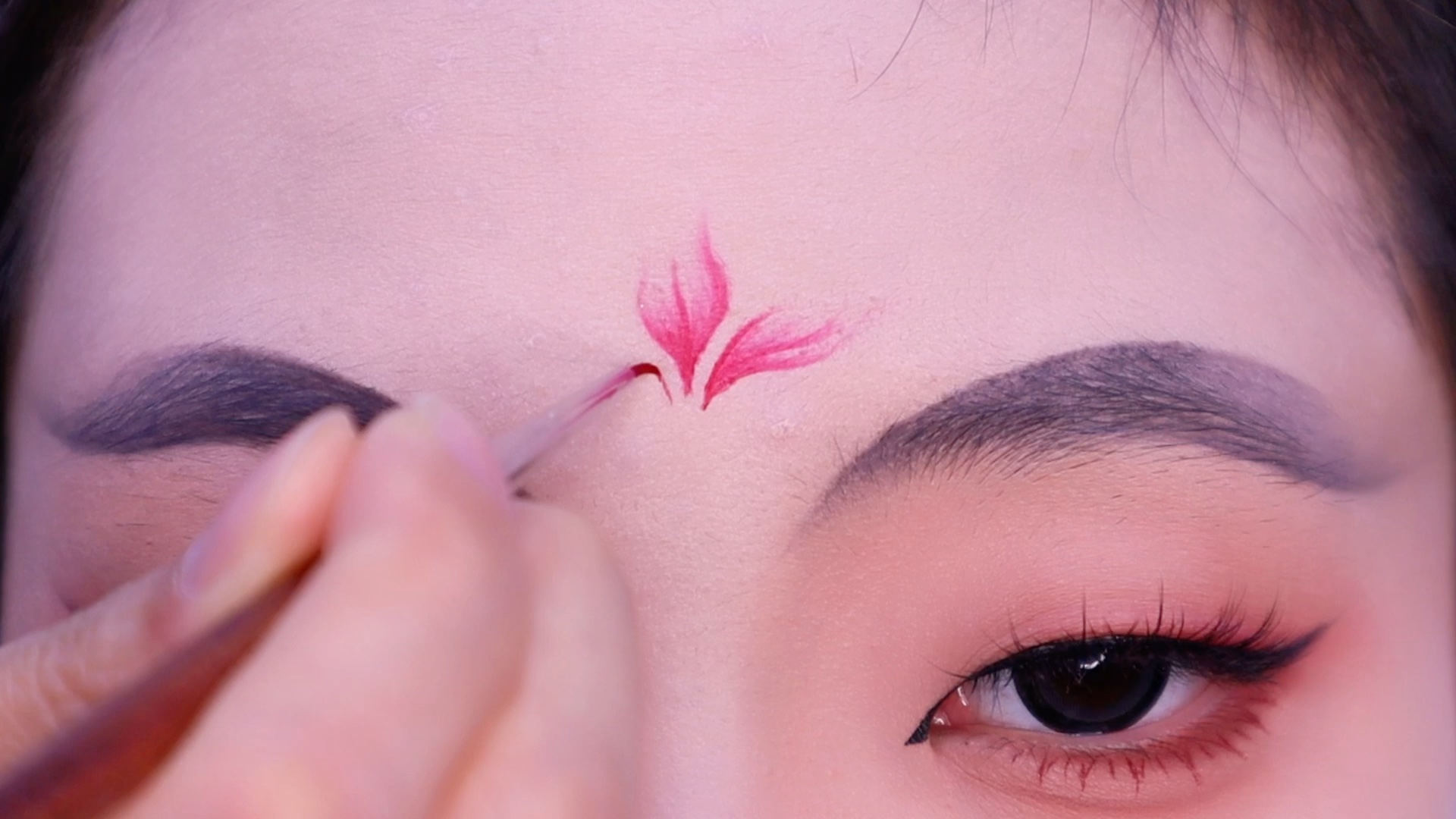 唐朝时期的花钿,突出重点因素,零基础入门教程,新手小白都可以学习