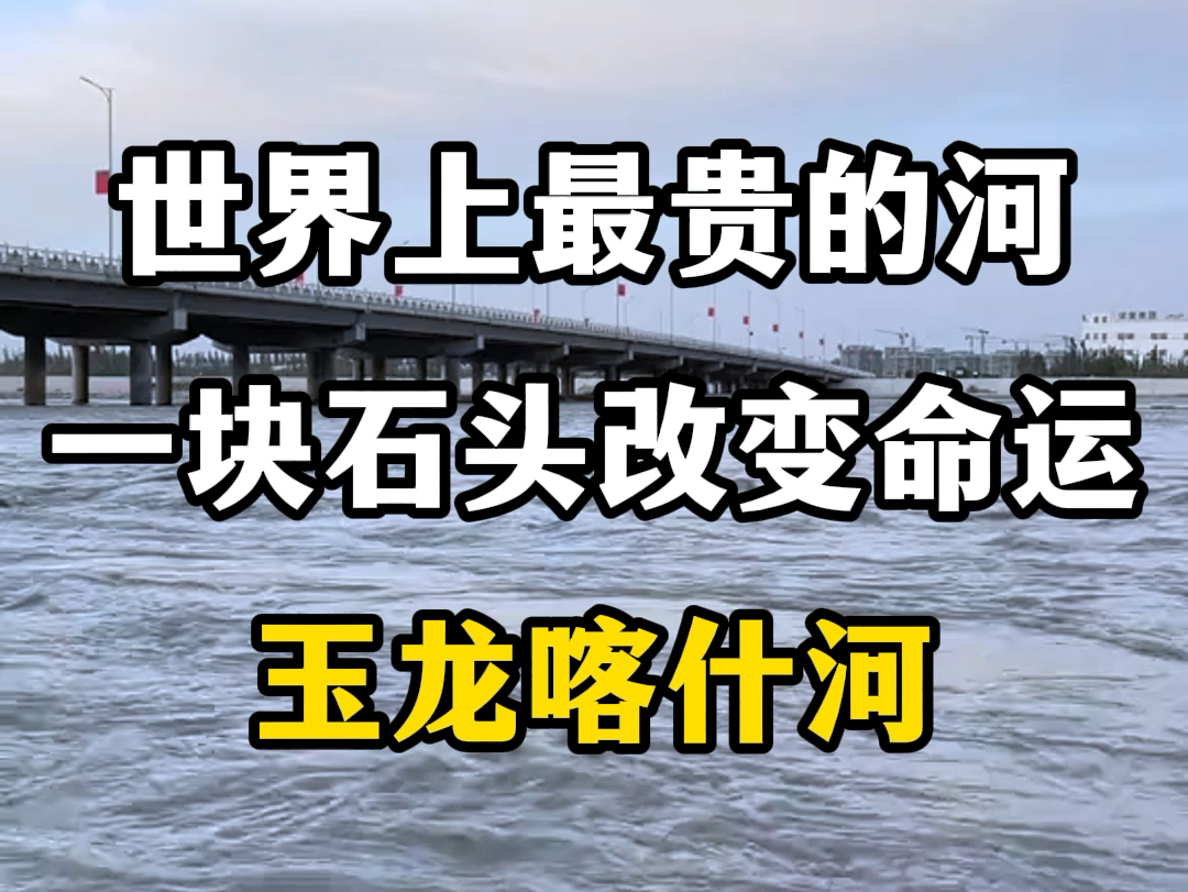 世界上最贵的河,一块石头改变命运,玉龙喀什河.#世界上最贵的河 #玉龙喀什河 #玉龙喀什河挖玉 #关注我带你去旅行 #新疆旅游景点哔哩哔哩bilibili