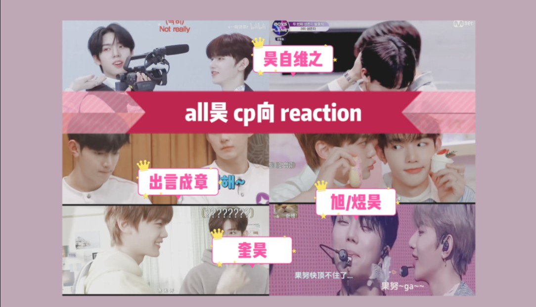 【章昊 reaction】cp向 |昊自维之|出言成章|奎昊|旭昊 | 附赠废话很多的故事会哔哩哔哩bilibili