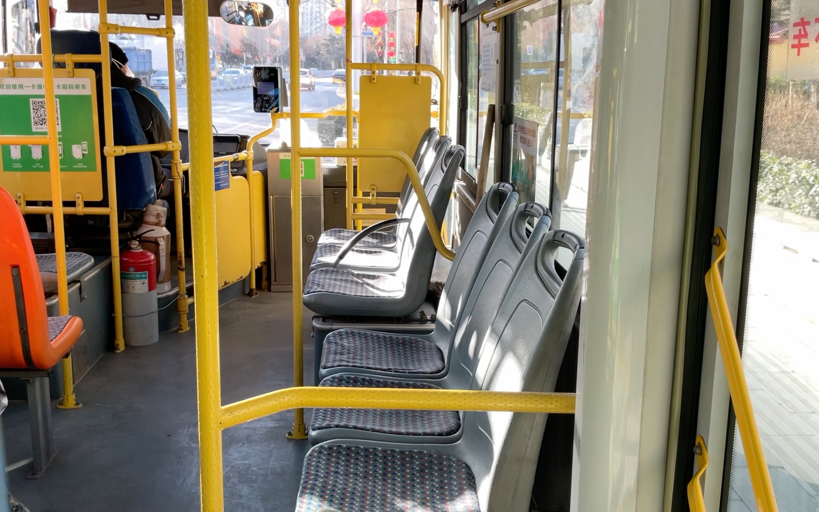 密1路公交车bj6851evca-1运行视频