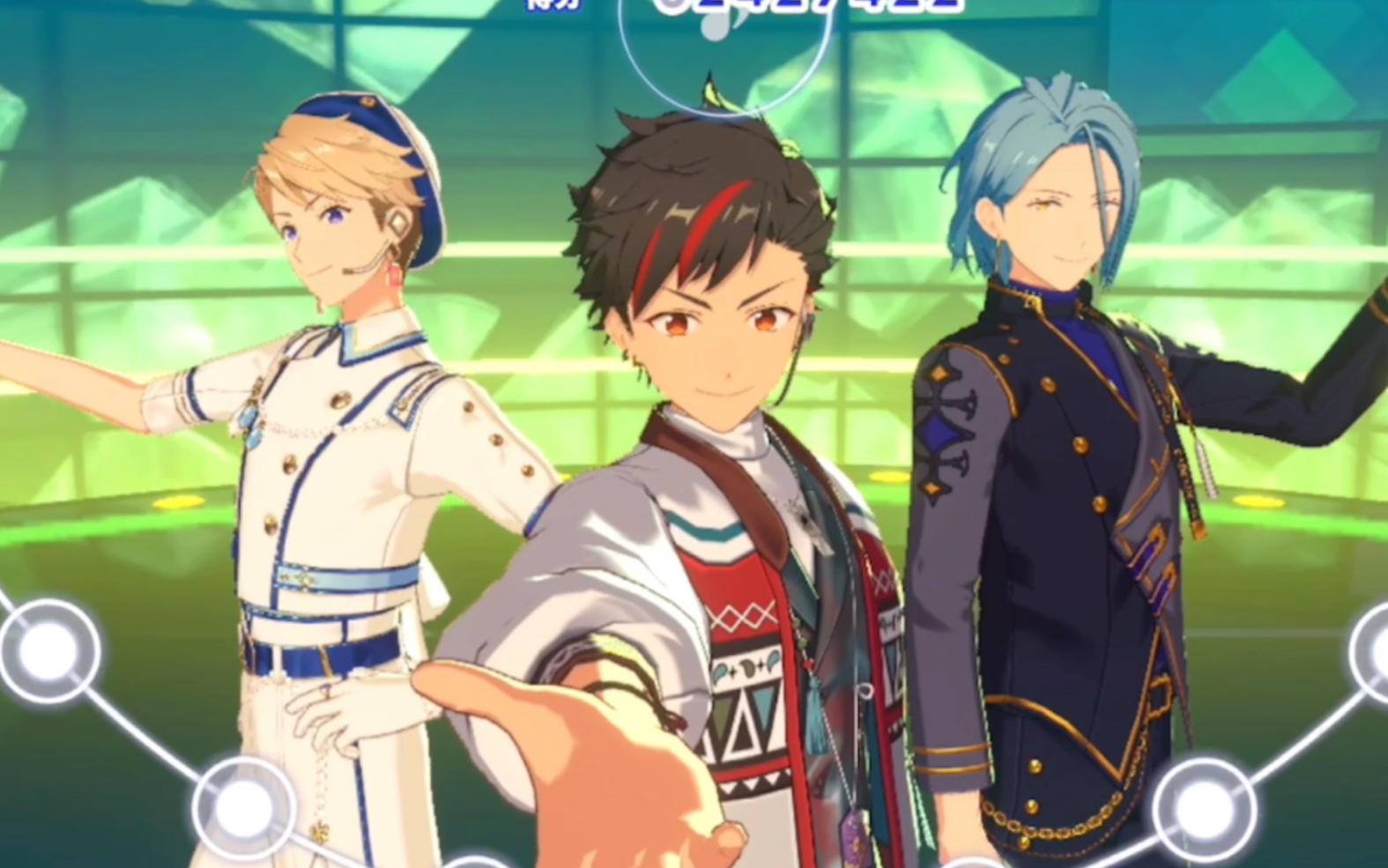 【偶像梦幻祭】拦路虎的绿宝石星球*祝贺国服三人卡池衣装实装