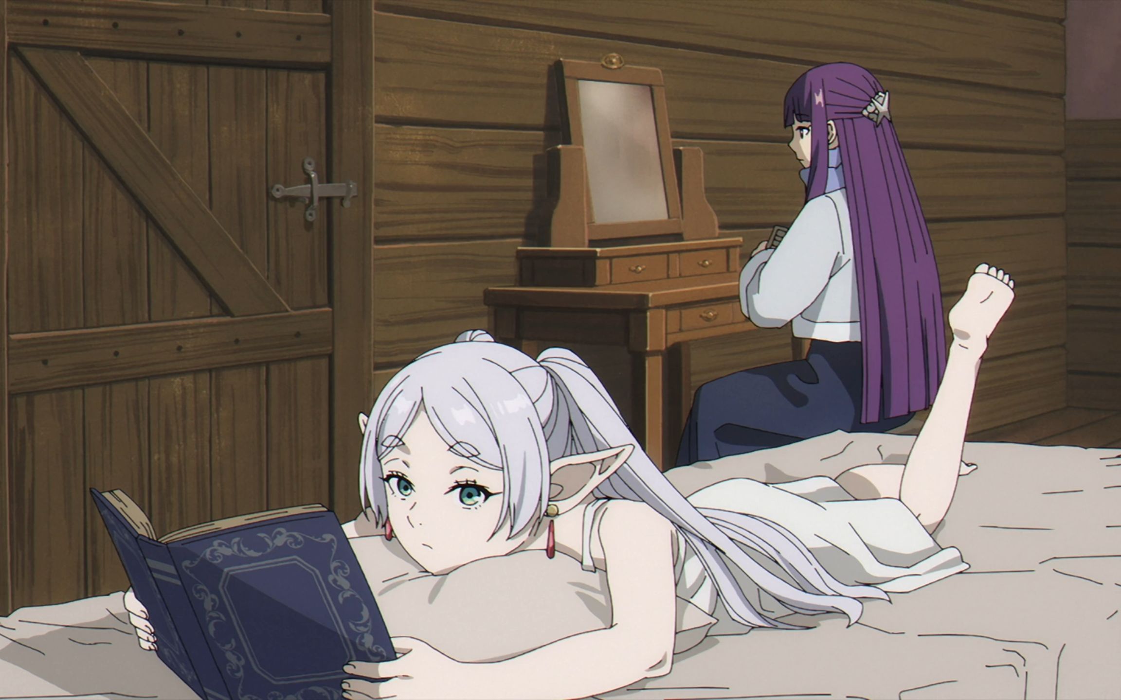 芙莉莲大人连续晃jiojio 5分钟纯享【葬送的芙莉莲第12集】