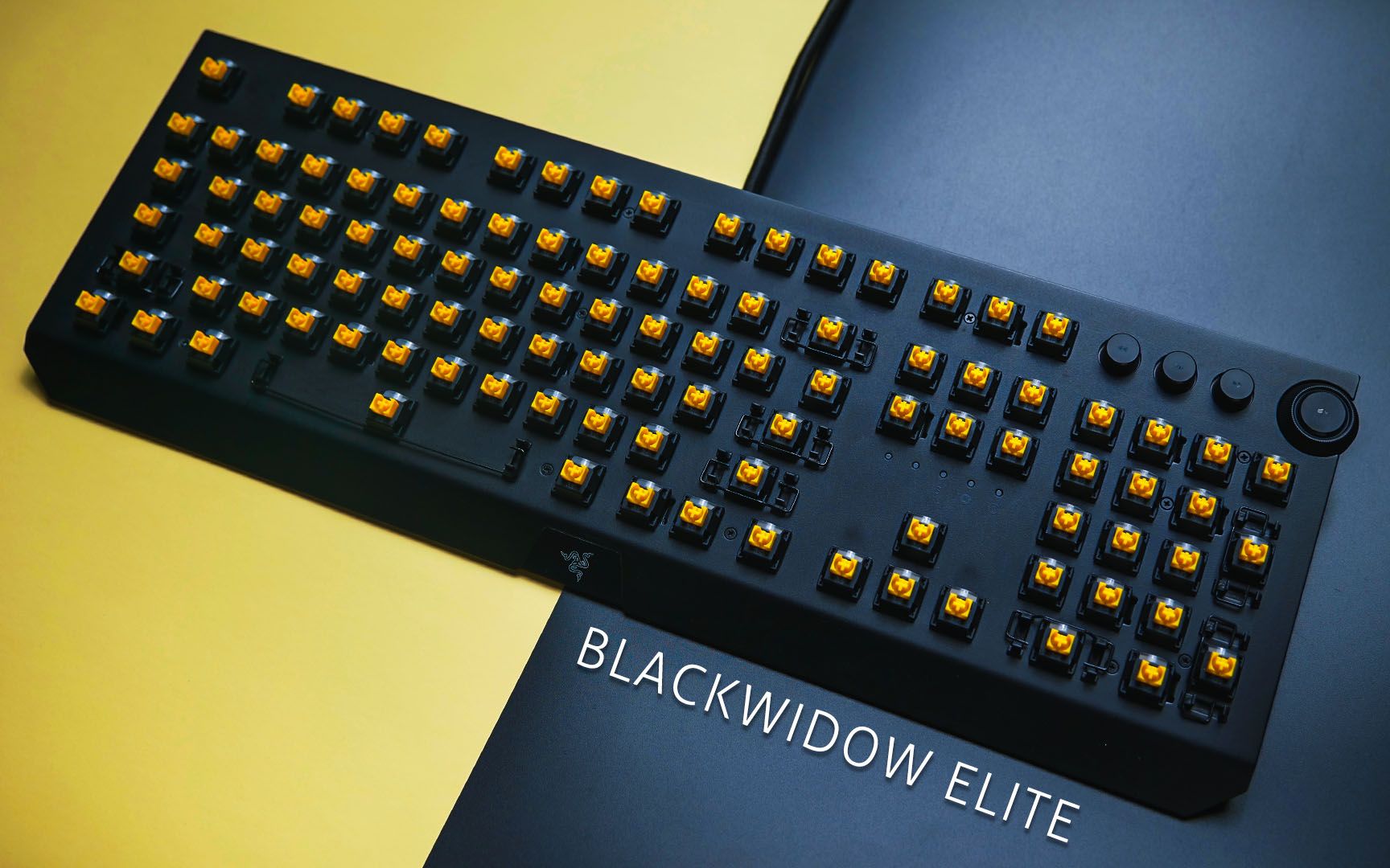 [图]【Jing】梦寐以求的旗舰电竞键盘..Razer BlackWidow Elite 黑寡妇菁英版 黄轴 使用心得