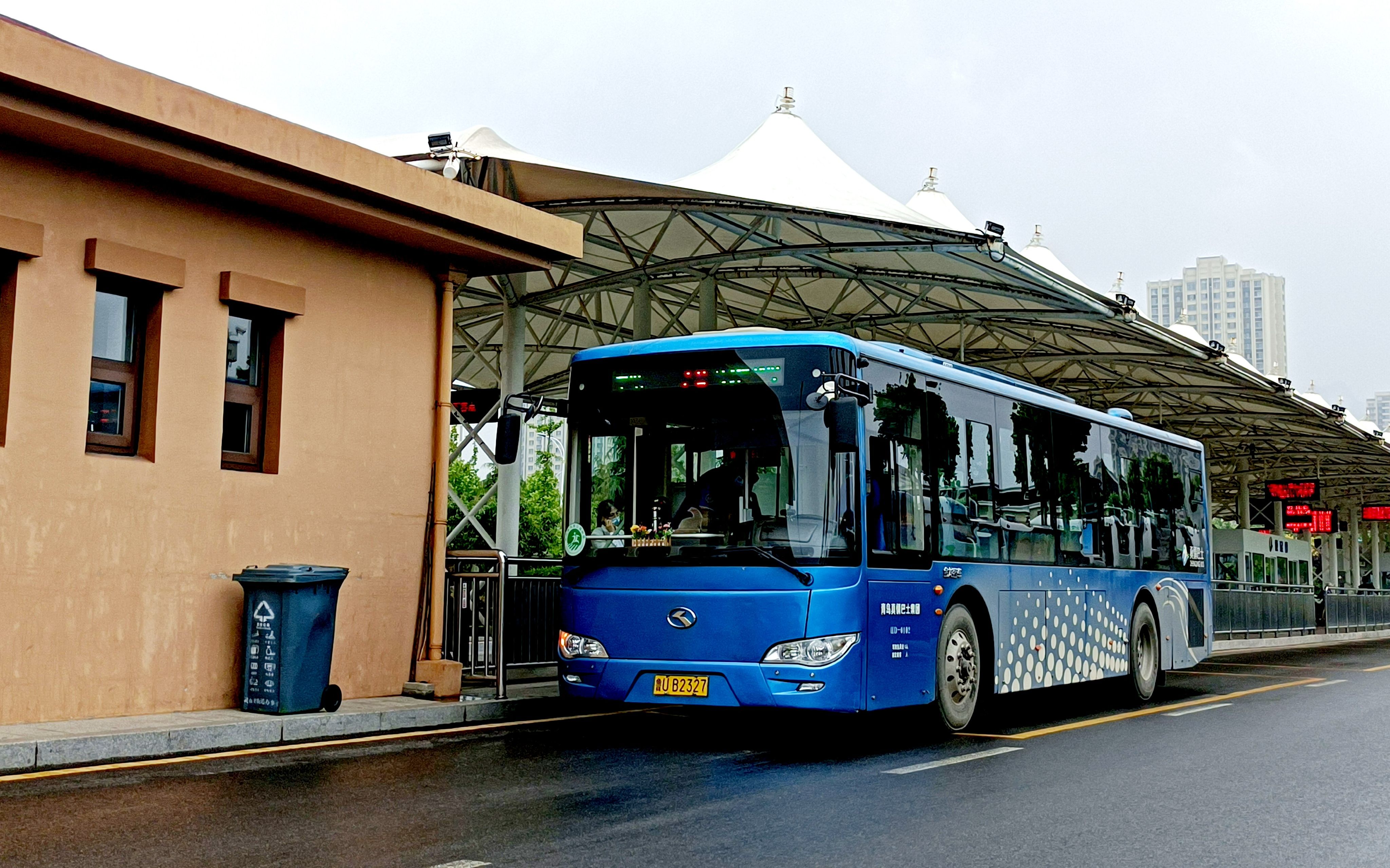 pov 175 西海岸新区公交78路下行(灵山卫公交枢纽站→星光岛首末站)