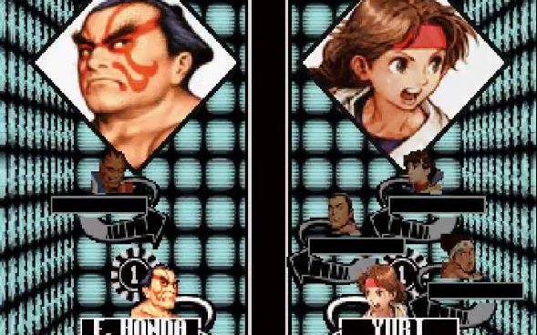 [图]PS1《CAPCOM vs SNK 2000 PRO》(美版)街机模式巴洛克和本田最高难度全胜通关