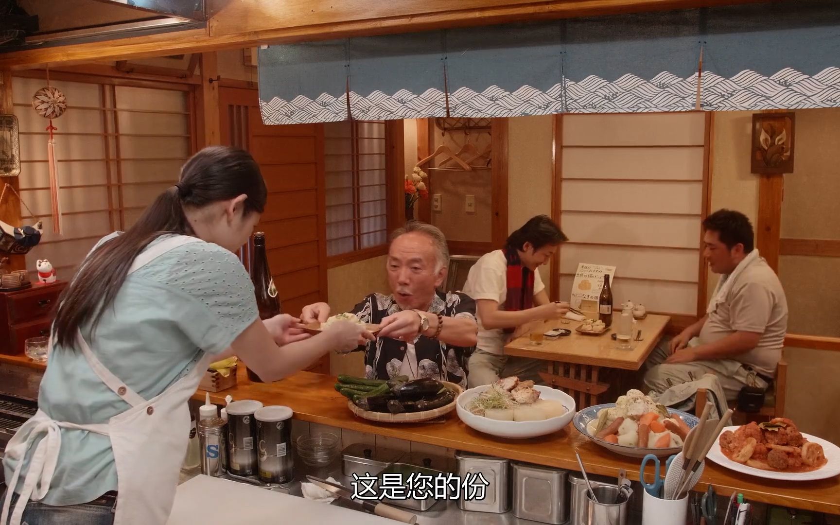 [图]治愈酒食下飯日劇《黑心居酒屋》EP6-1 I 料理：茄子田乐烧、素炸豆腐 I 清酒：朝日山百寿杯