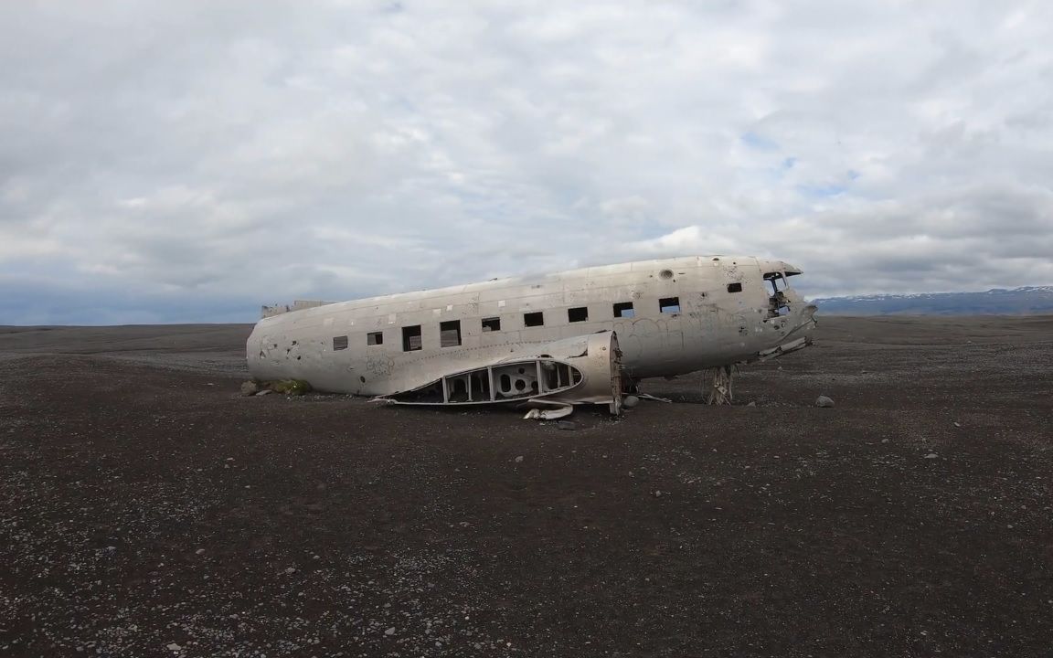 【超清冰岛】漫步冰岛人文景点 "飞机残骸" 2020.