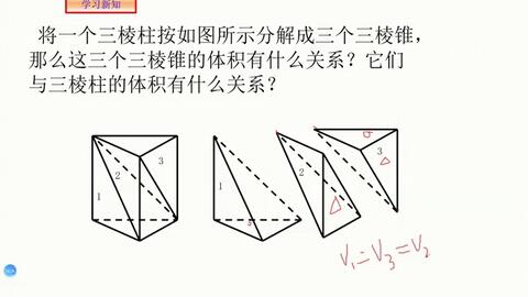 立体图行的表面积与体积习题课 哔哩哔哩