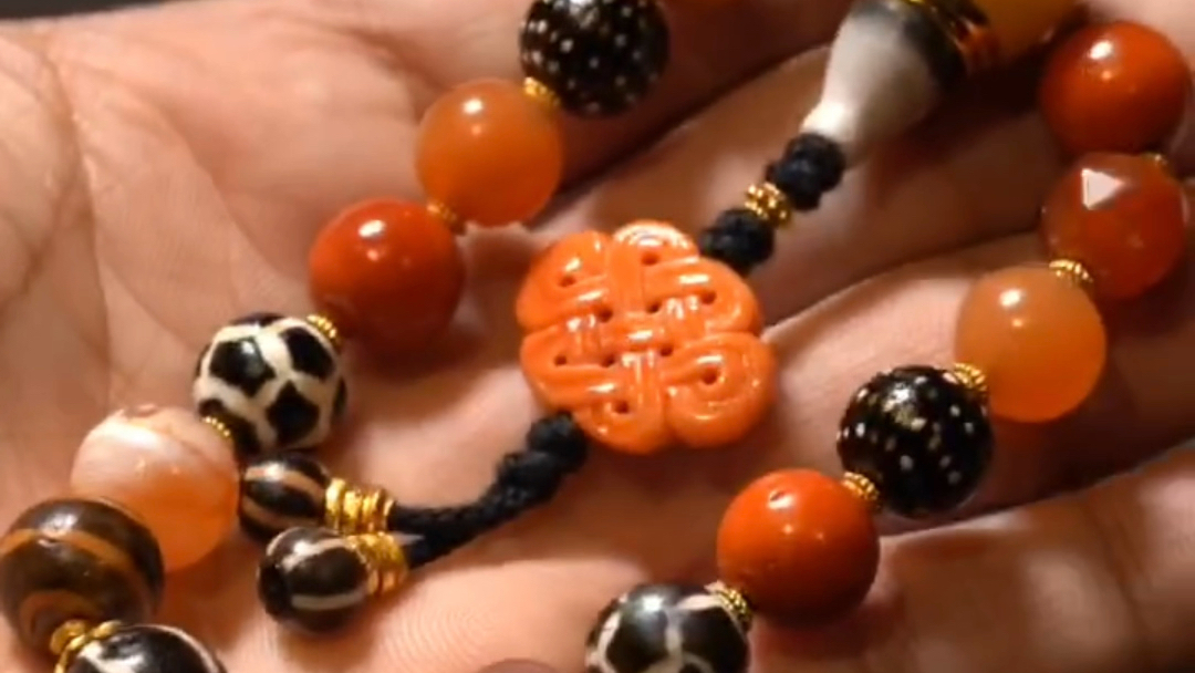 喜马拉雅古珠多宝手串