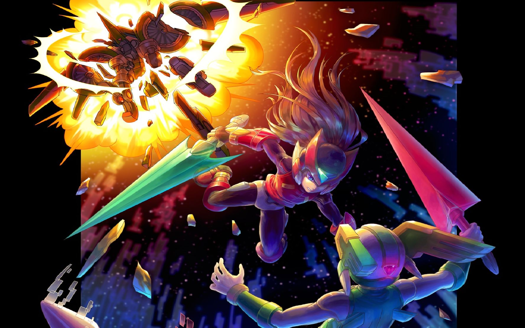 【洛克人zero2】赫尔琵亚武装型态 - rockman zero2 sage harpuia