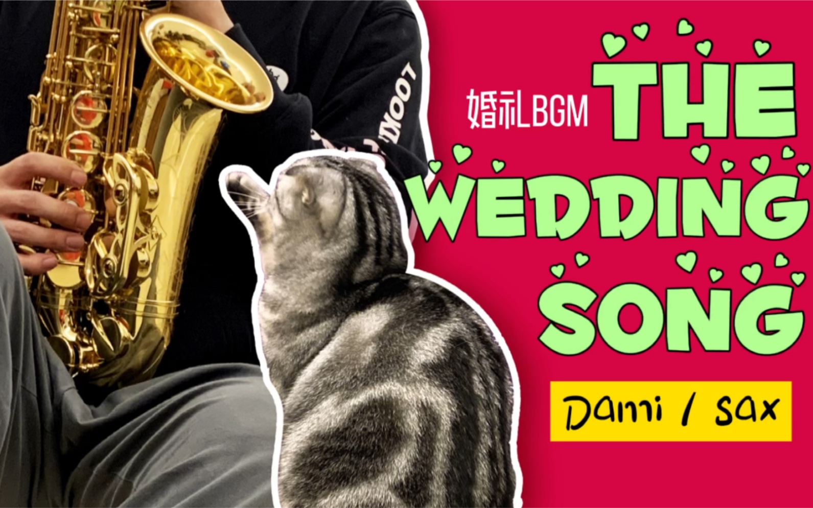 [图]适合婚礼的BGM -The wedding song-婚礼之歌-Kenny G -cover by Dami -中音萨克斯版