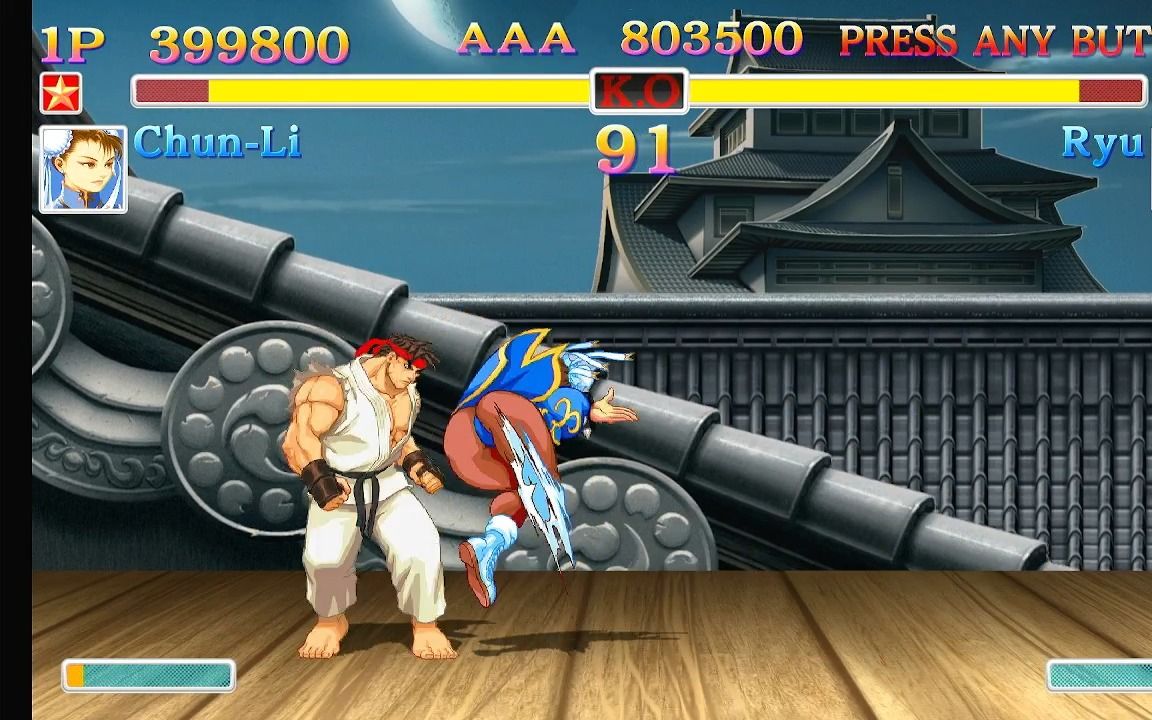 switch 街霸2 三十周年纪念 街机模式 简单 春丽