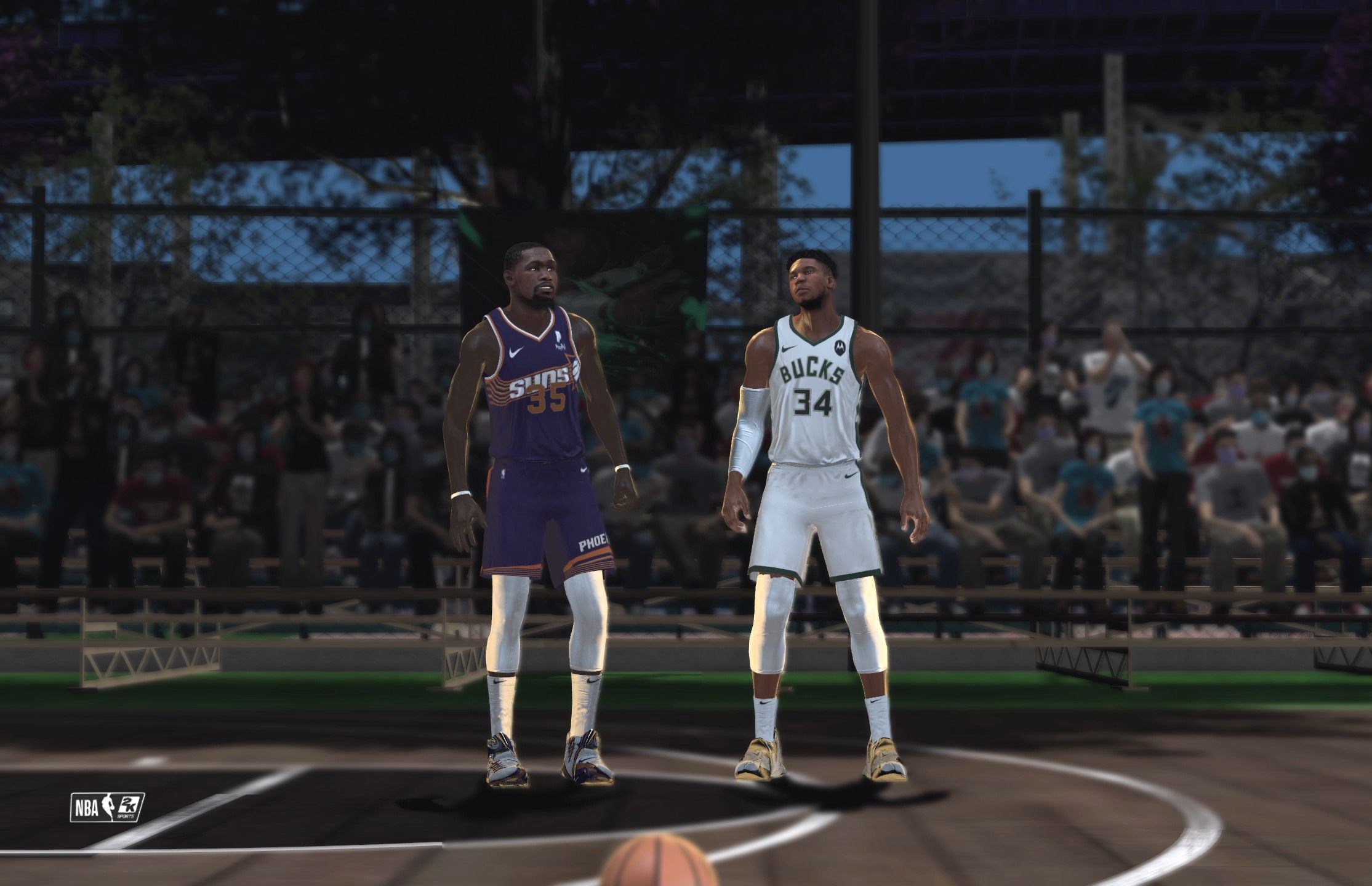 2k14模拟:字母哥vs杜兰特