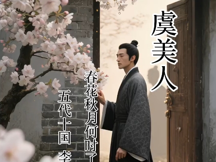 虞美人 春花秋月何时了  五十代 李煜