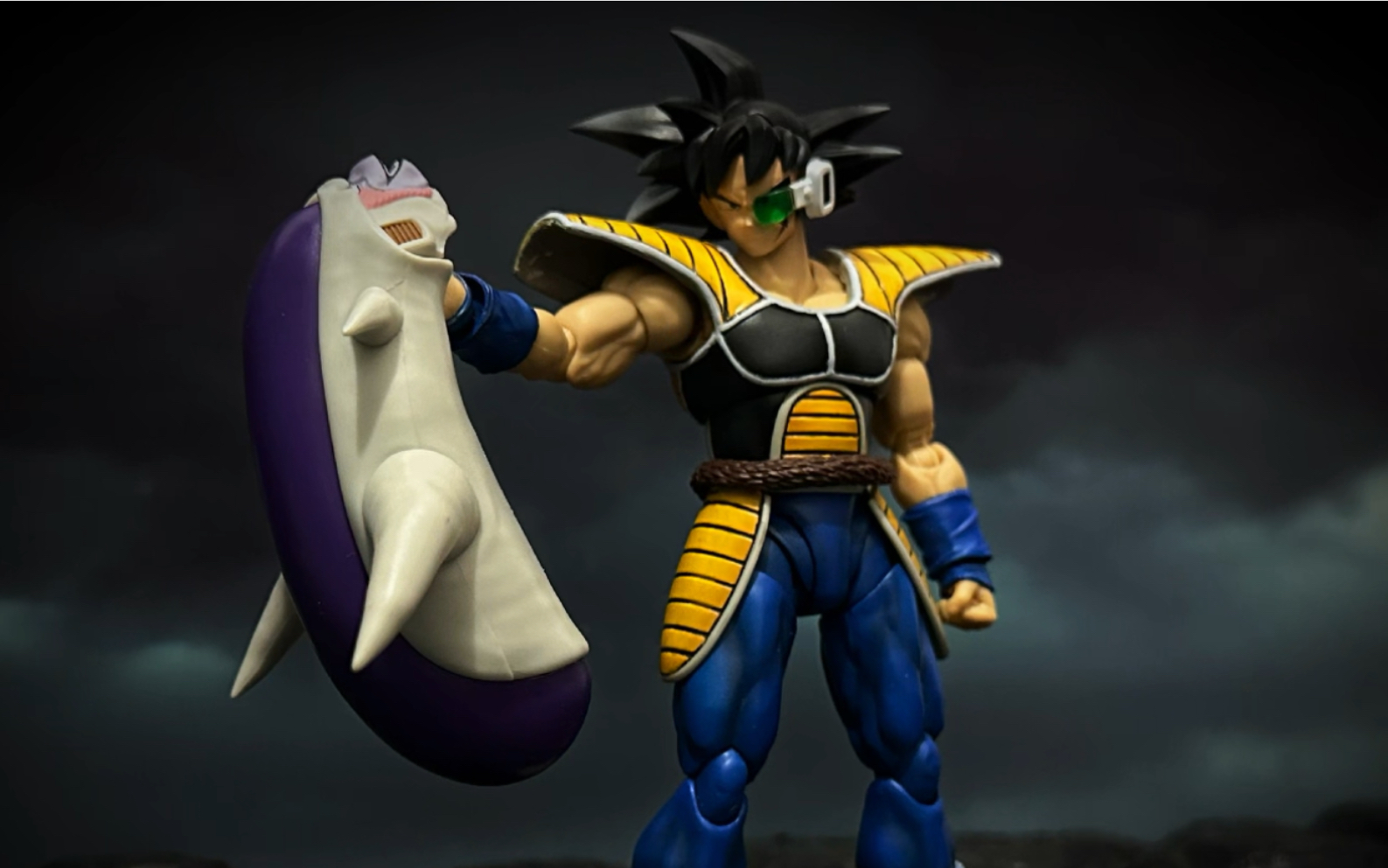 自改 shf 龙珠 巴达克 剧场版造型 孙悟空父亲 补土过程 不喜勿喷