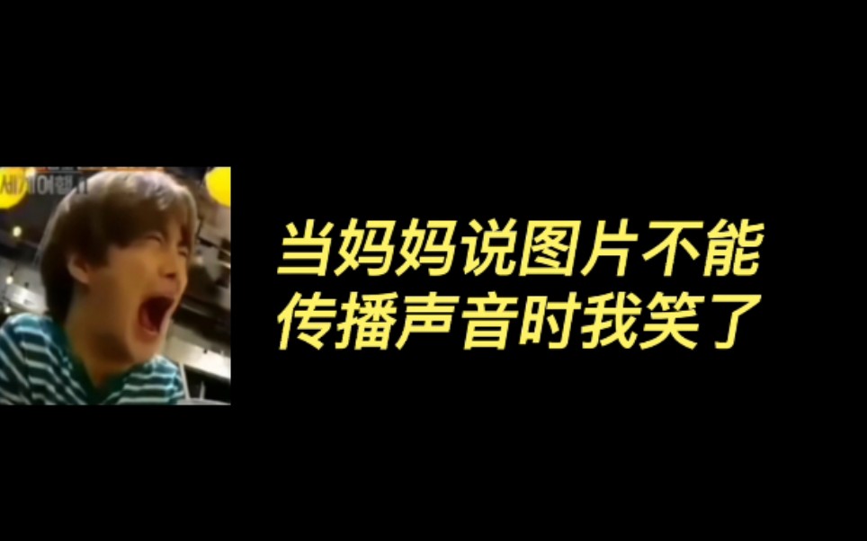 笑死了,没有见过会传导声音的图片!已经在脑子里面自动播放了哔哩哔哩bilibili