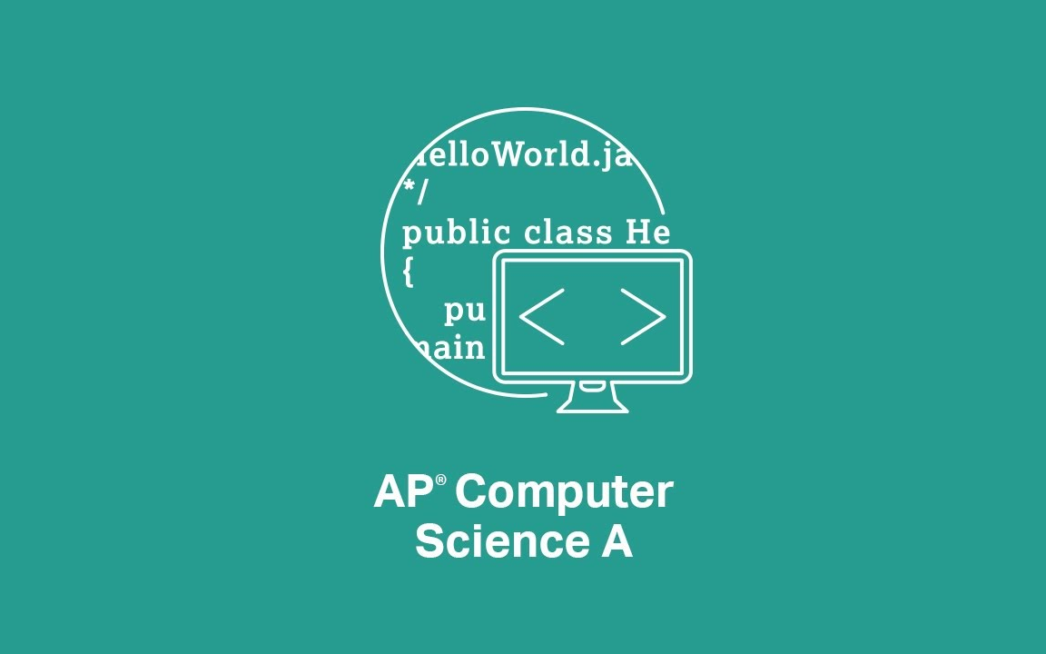 [图]【Spring 2020】AP官方课程：AP Computer Science A合集