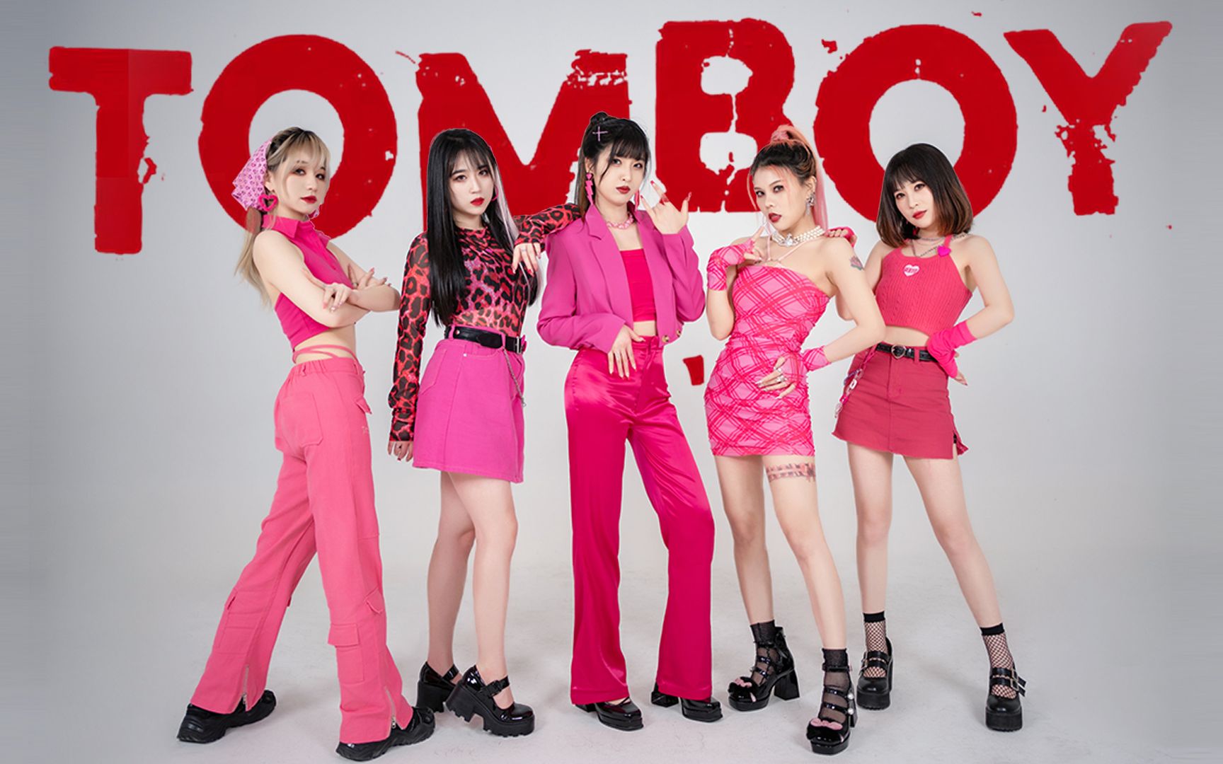 全员芭比🎀甜辣翻跳 (g)i-dle《tomboy》【miv—鱼/狐/皿/月/牛】_