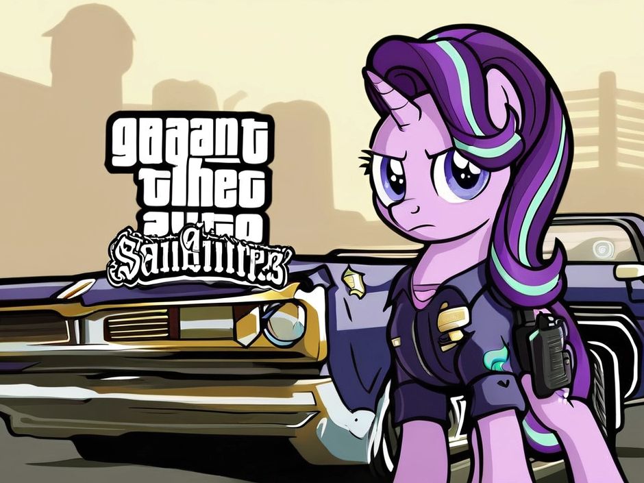 [MLP]GTA圣安地列斯风格图片哔哩哔哩bilibili