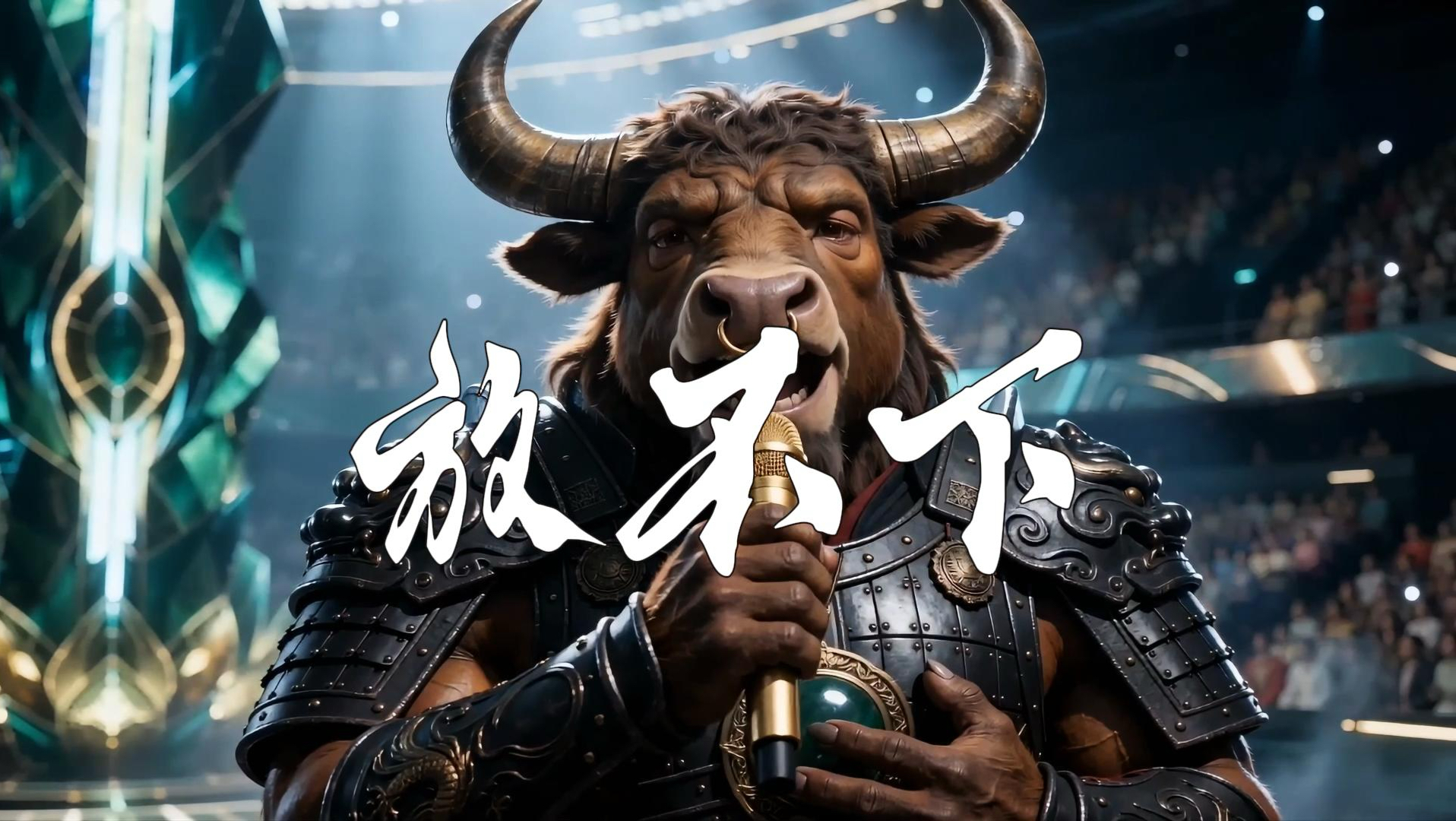 牛魔王演唱《放不下》AI原创音乐，铁扇公主哭了、悟空、紫霞、观音、如来都在
