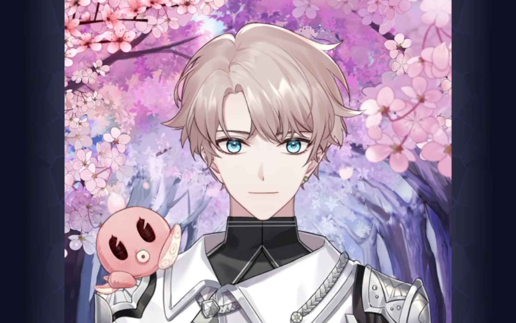 [少女的王座] 阿尔贝 情人节服装 樱花路上