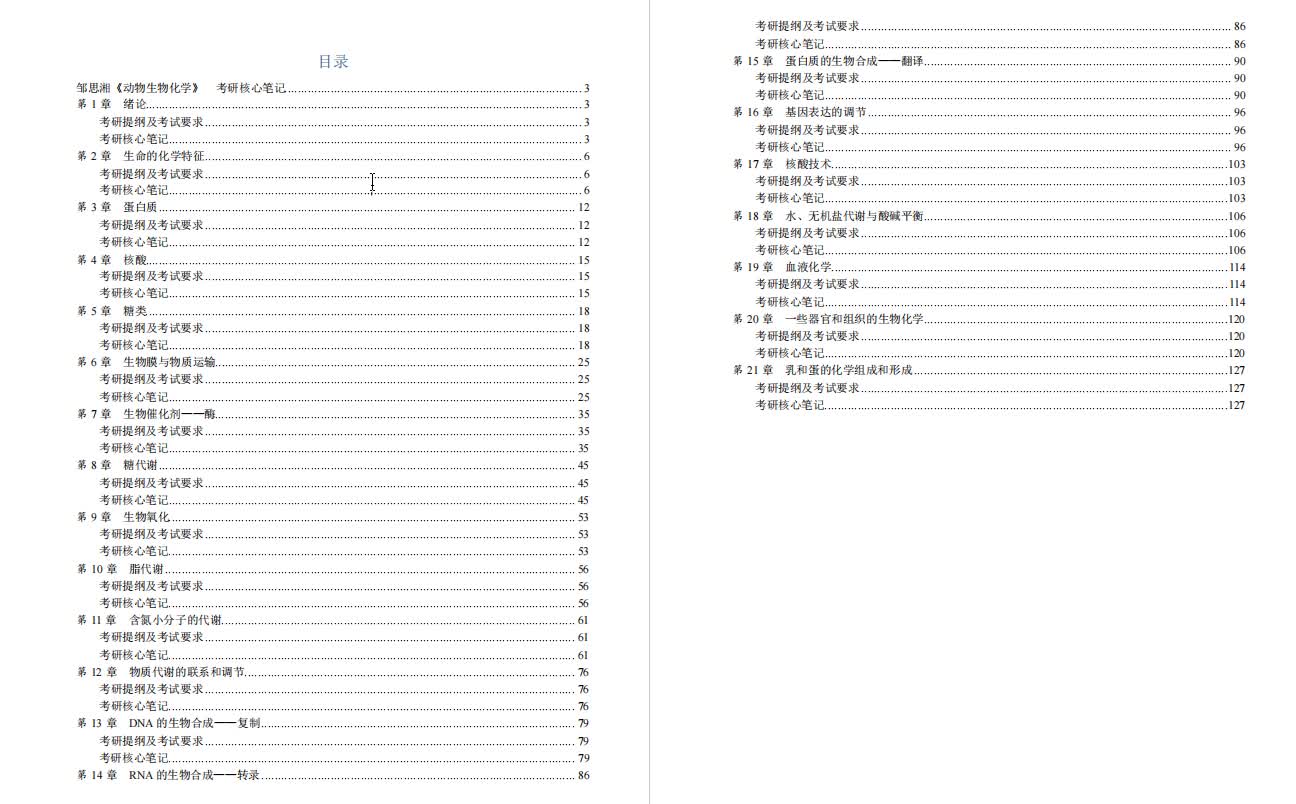 [图]邹思湘《动物生物化学》笔记