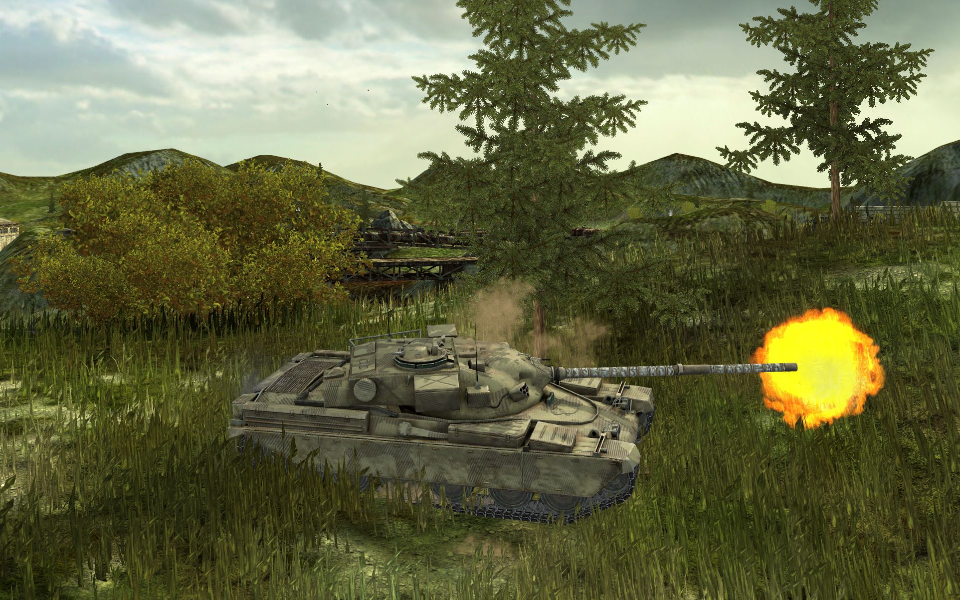 坦克世界闪击战43酋长mk6运河6808输出