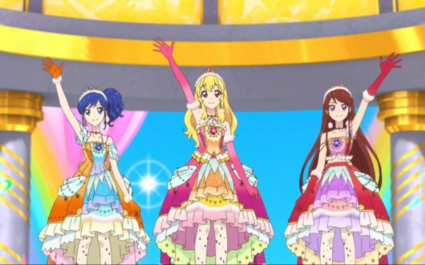 偶像活动初代莓葵兰的三人舞台!