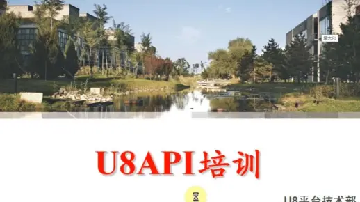 用友U8API培训二次开发
