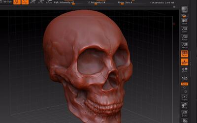 zbrush寫實人物雕刻入門軟件介紹 雕刻zbrushzb角色雕刻zbrush自學