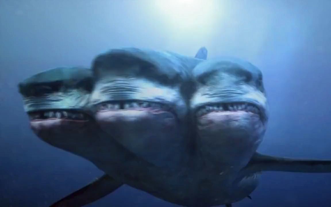 4分钟看搞笑大片《夺命三头鲨》,最后它竟然是吃垃圾撑死的