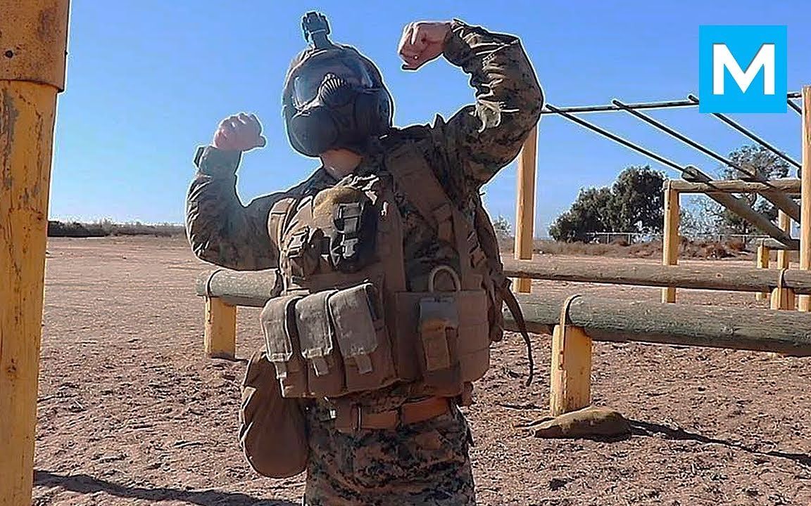 美国海军陆战队士兵的高强度魔鬼训练