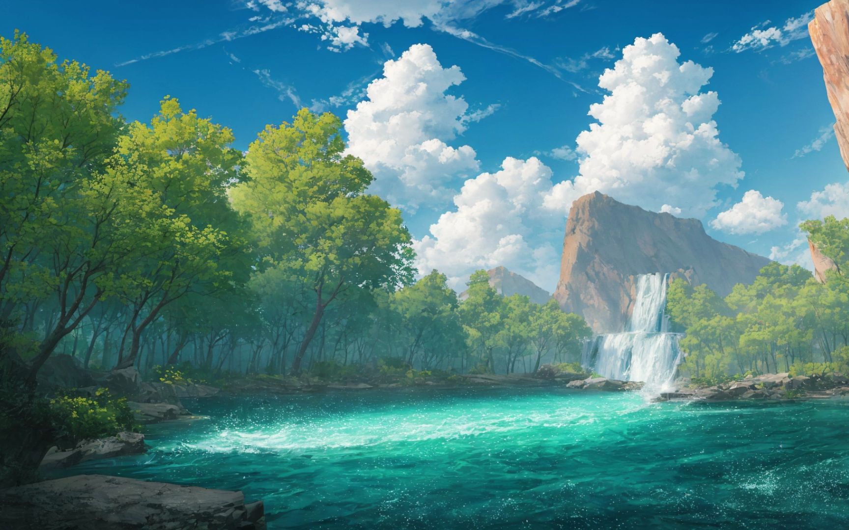 [ai绘画]美女看腻了.看看风景吧