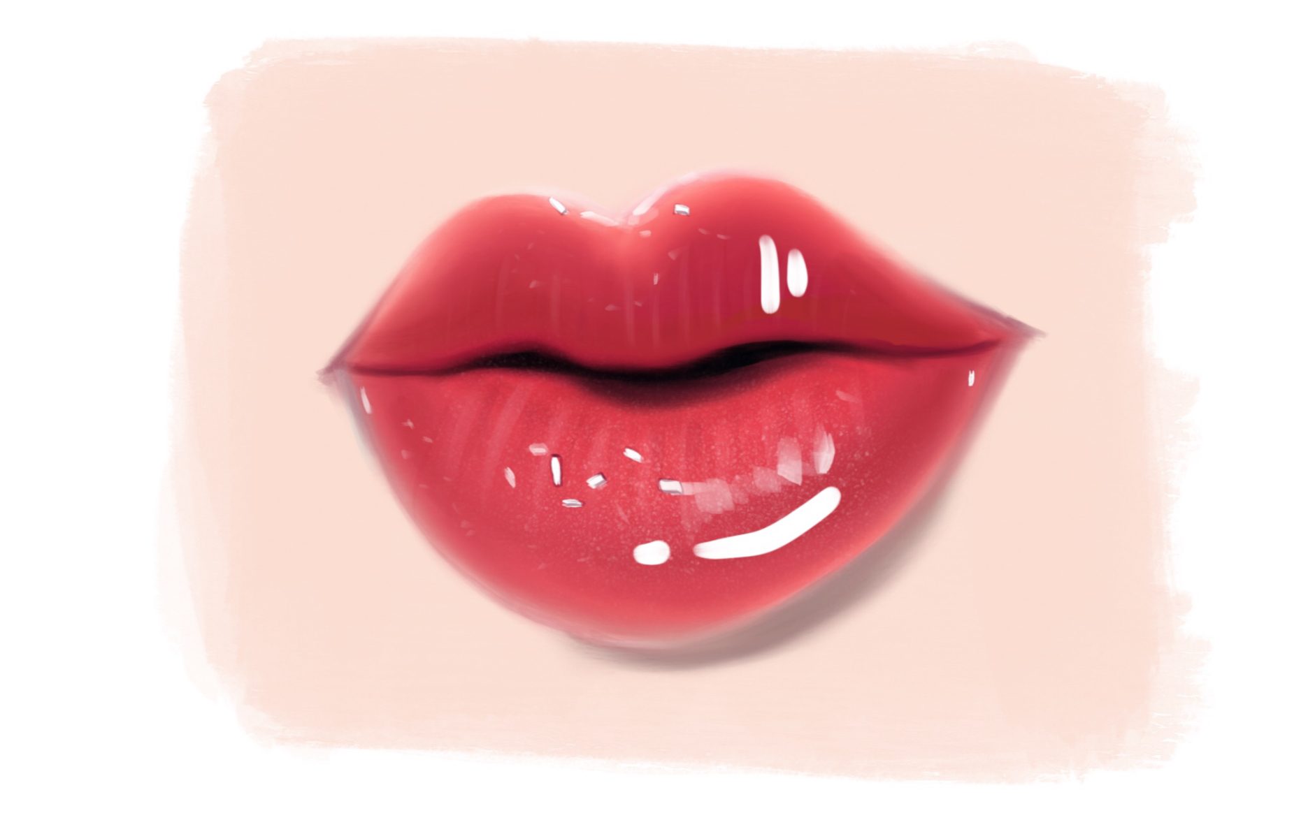 【procreate】嘴巴绘画过程