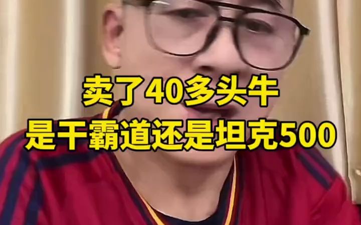 [图]冤说卖牛买霸道、坦克500