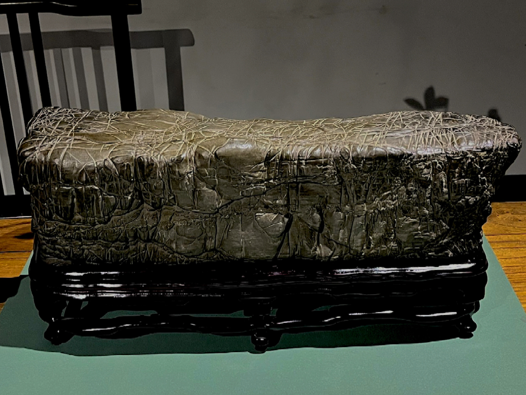 玄关摆件 家居摆件 四方来财 文房雅玩 灵璧石 奇石收藏